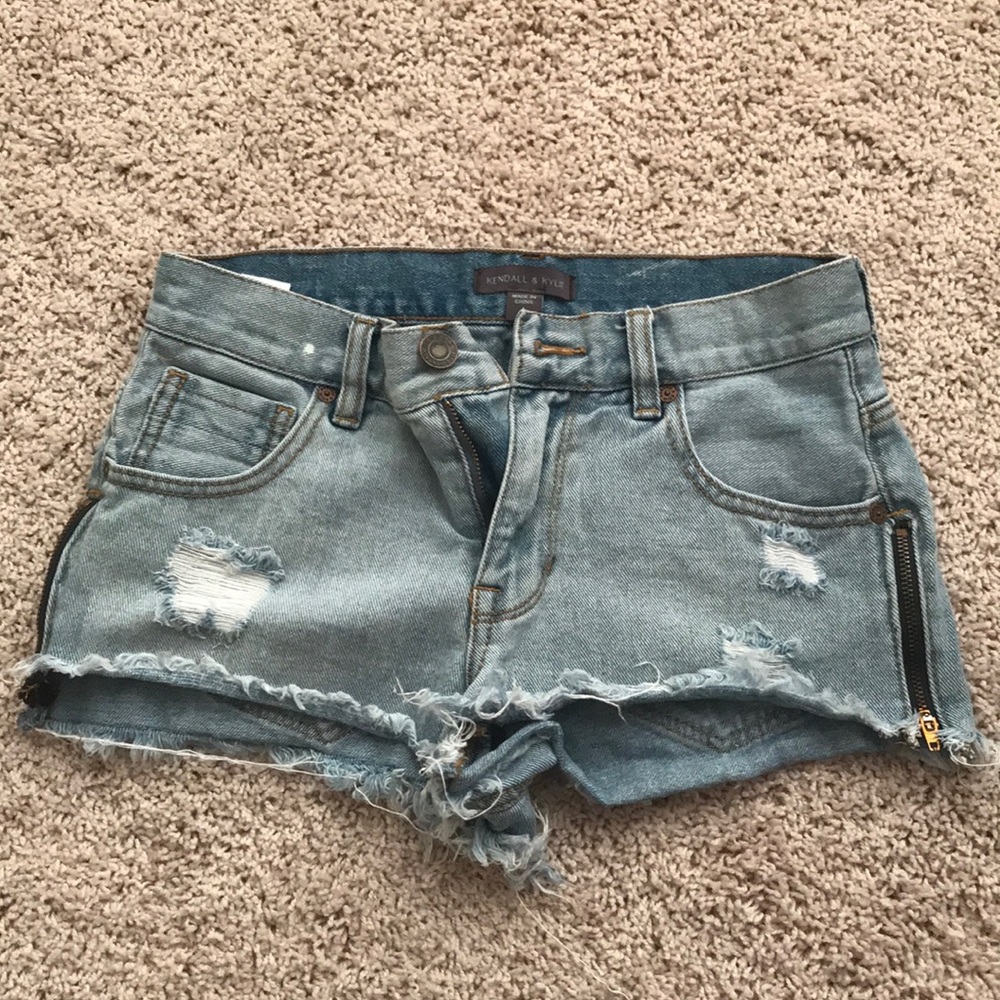 Pacsun Kendall and Kylie distressed shorts